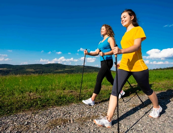 Скандинавская ходьба - Санаторий «Северное Сияние»